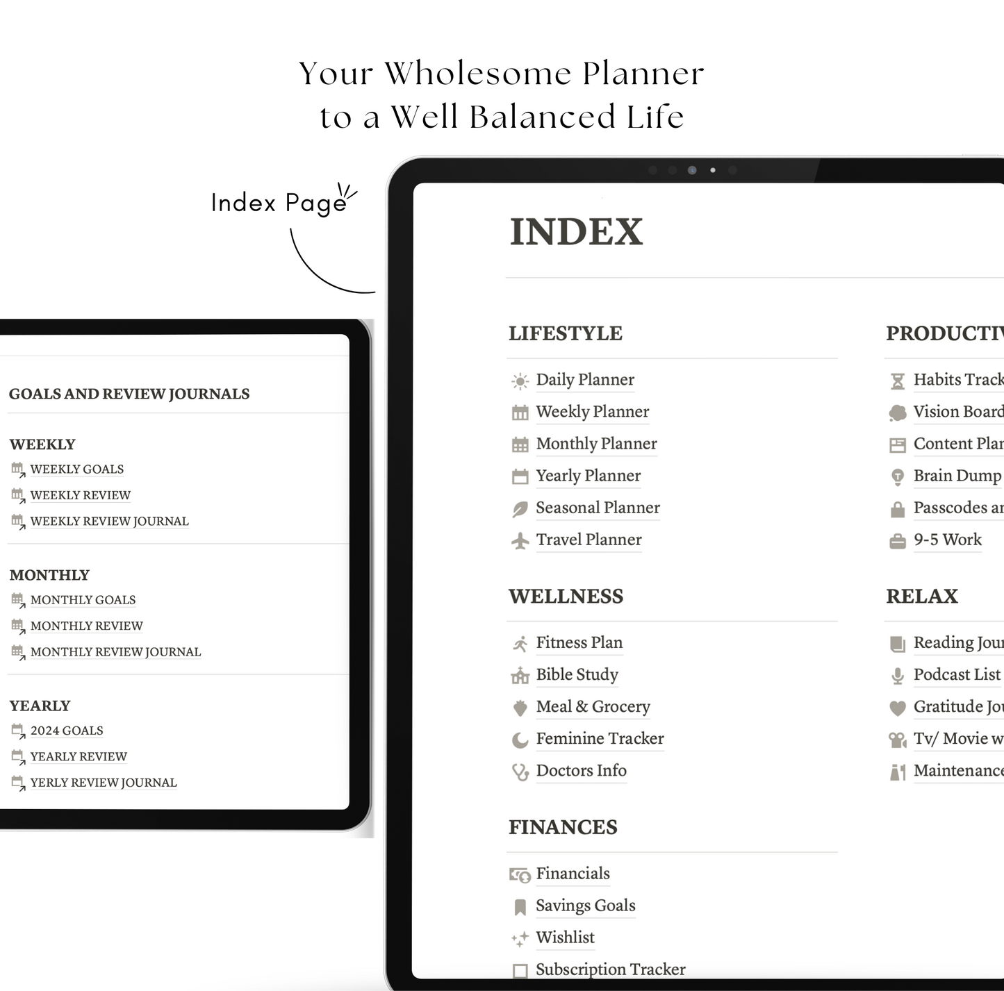 Zhin Life Planner for Notion | 2024