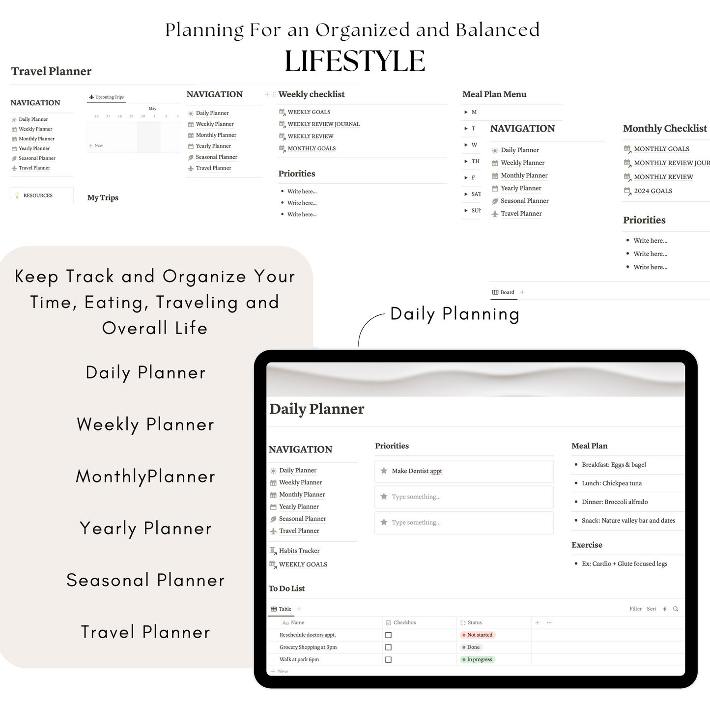 Zhin Life Planner for Notion | 2024